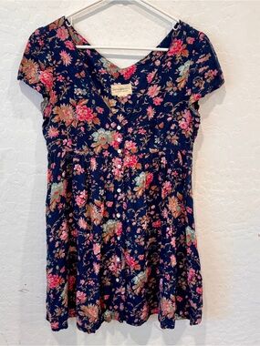 denim & supply ralph lauren floral print button front dress Denim & Supply Ralph Lauren | Dresses | Ralph Lauren Denim Supply Floral Faux Wrap Mini Longsleeved Dress Size S